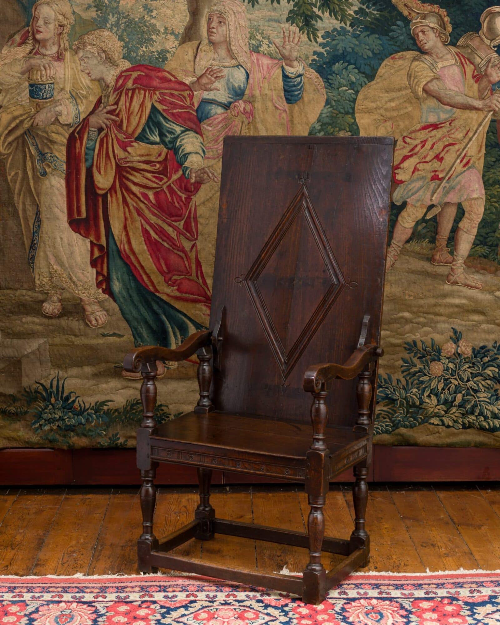 Charles I Joined Oak Chair-Table
