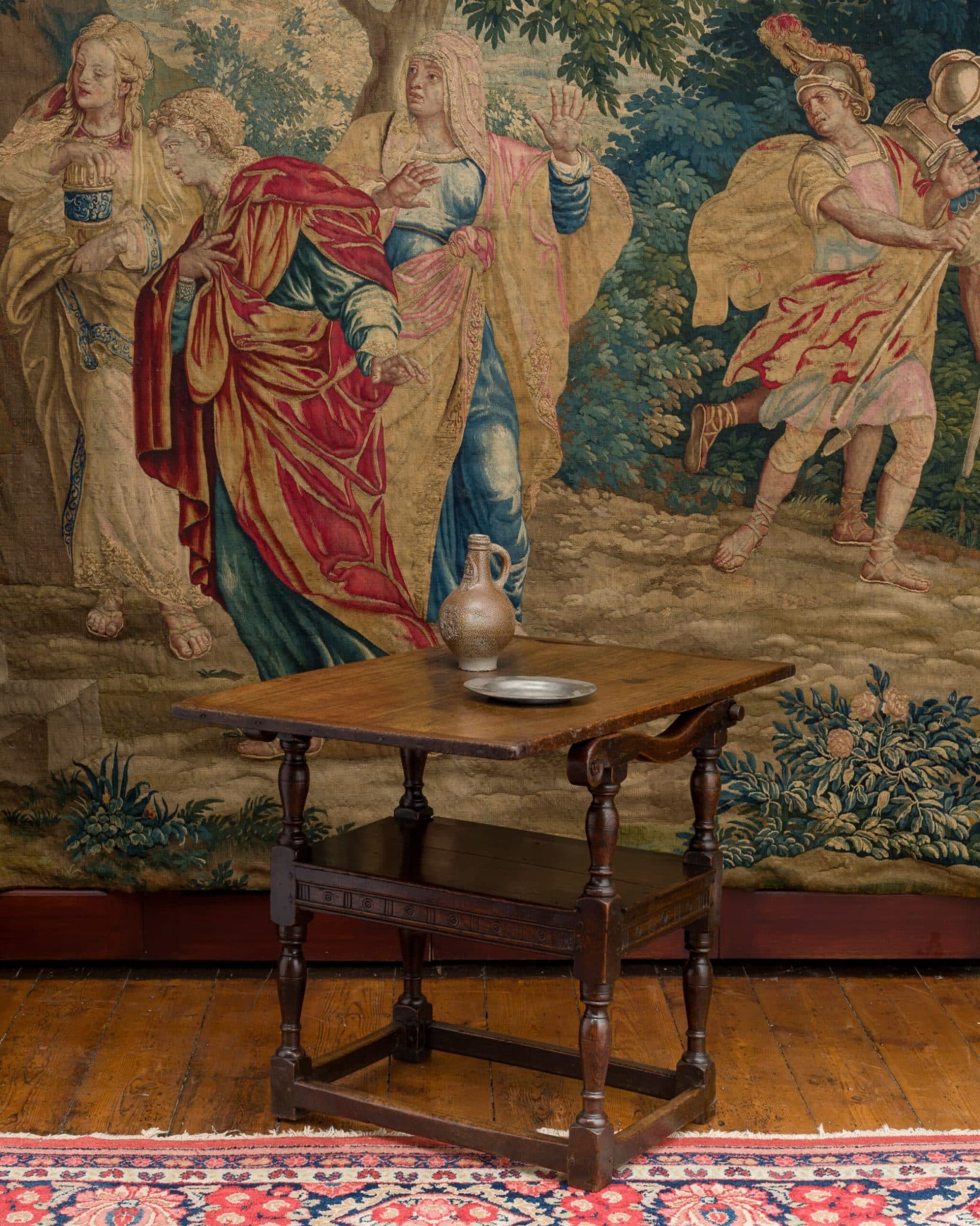 Charles I Joined Oak Chair-Table