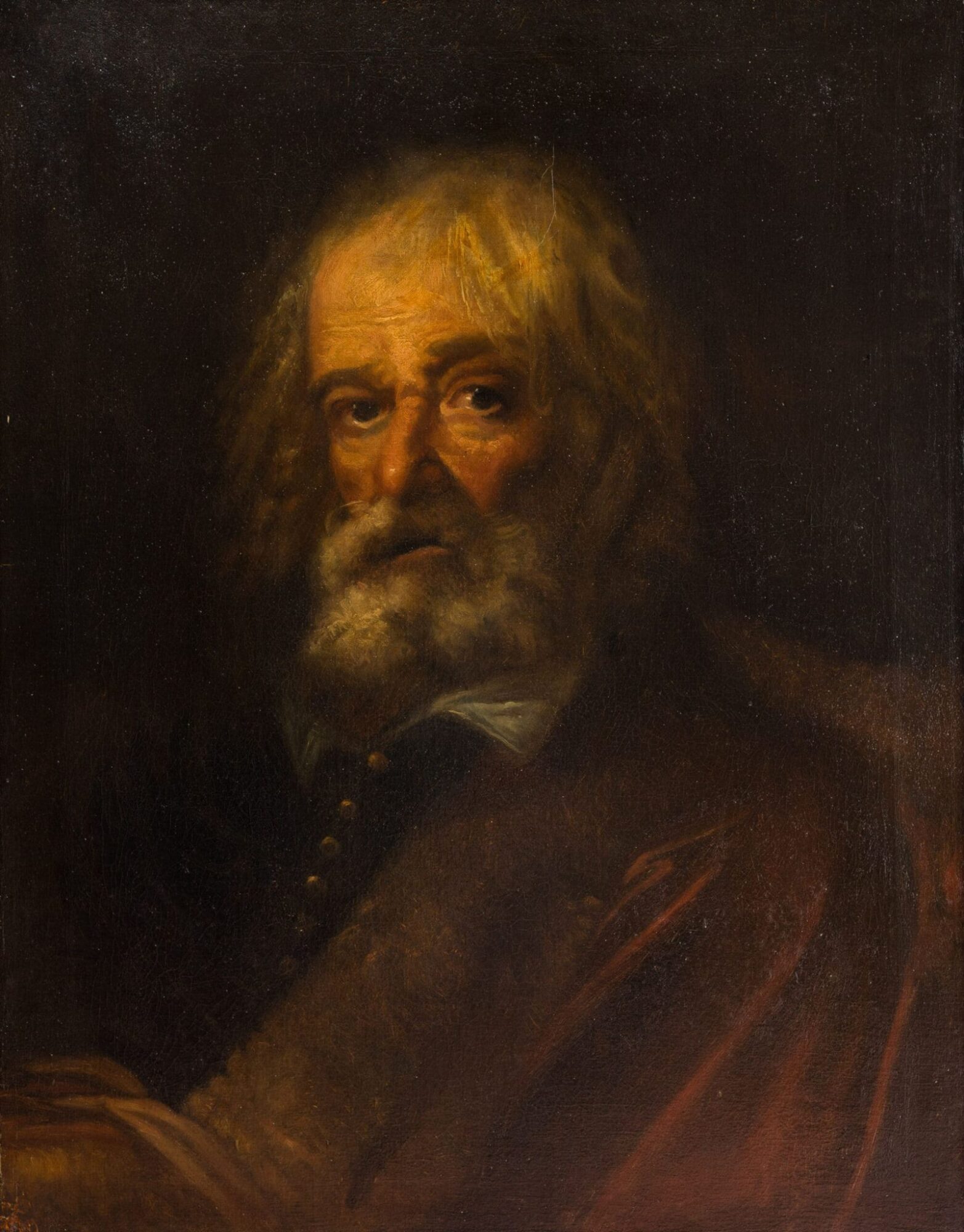 17th century portrait of old man