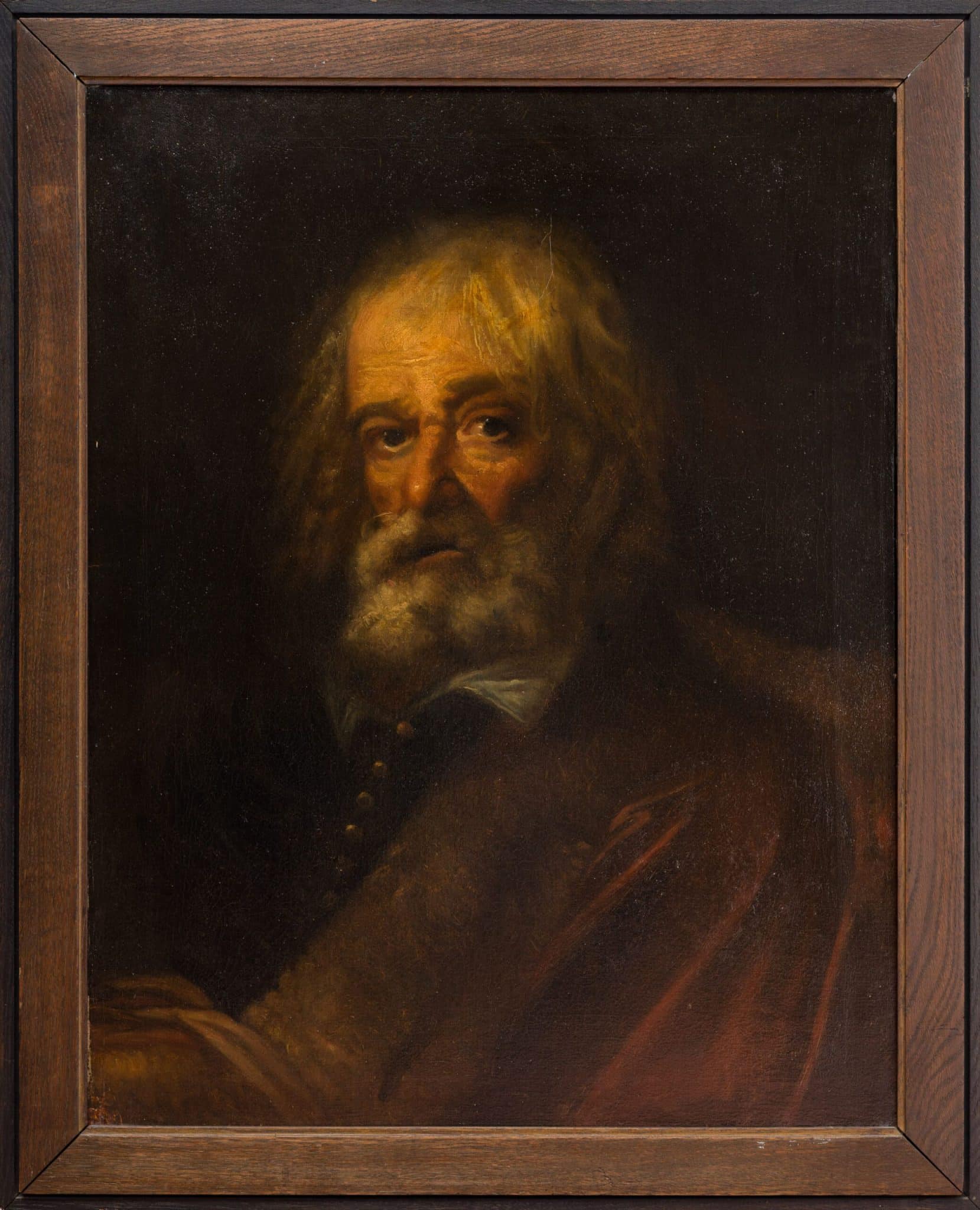 17th century portrait of old man