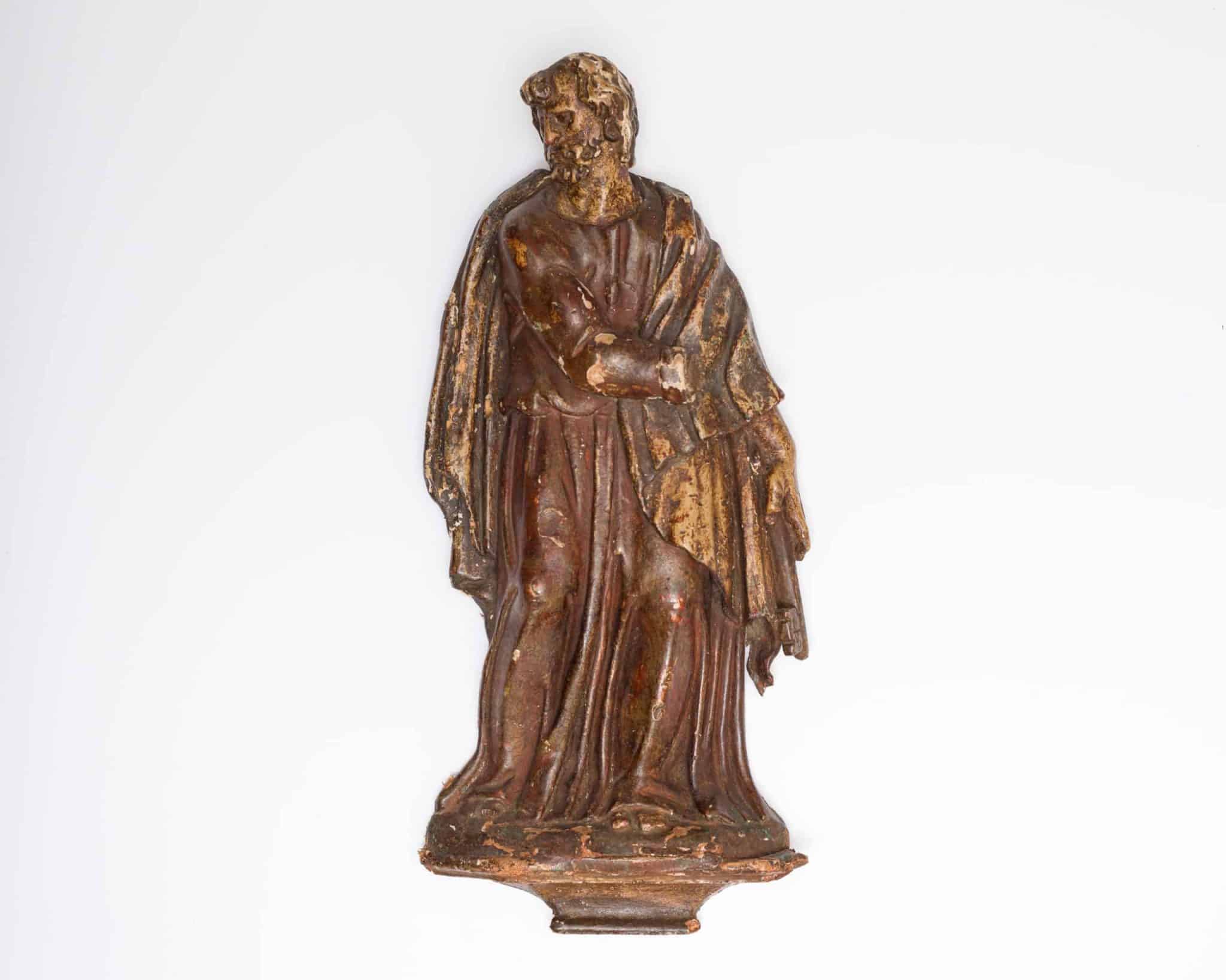 Late Gothic relief figure of Saint Peter