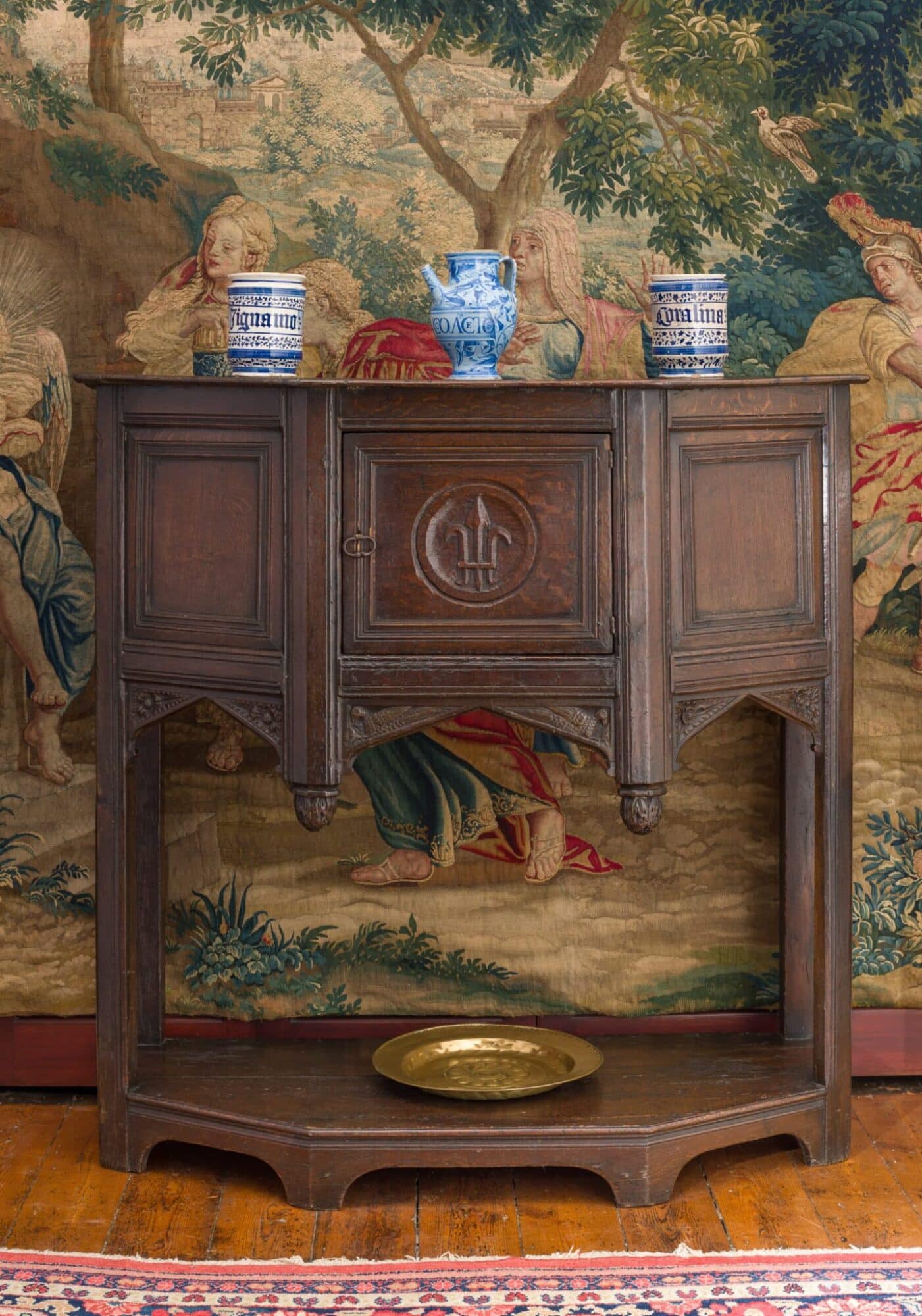 Henry VIII joined oak cupboard