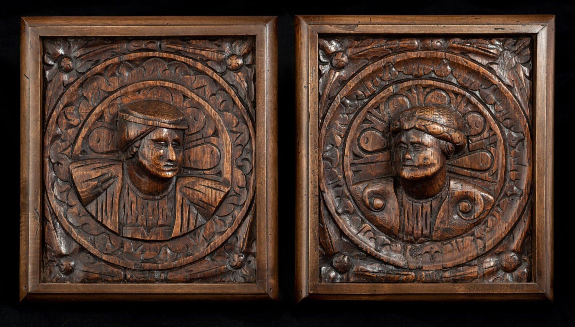 Henry VIII portrait panels
