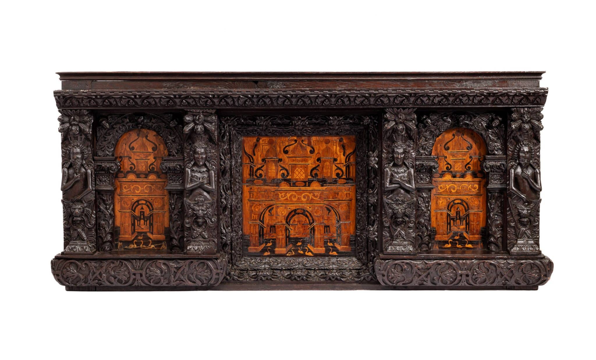 Elizabeth I inlaid overmantel