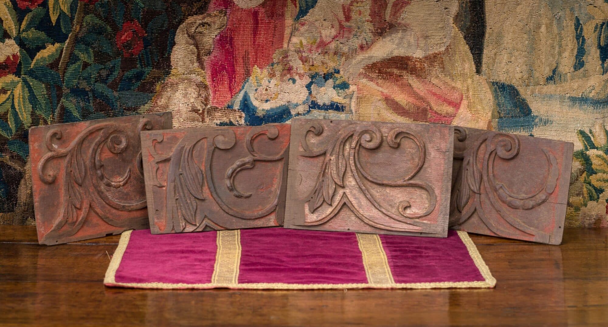 Tudor painted panels