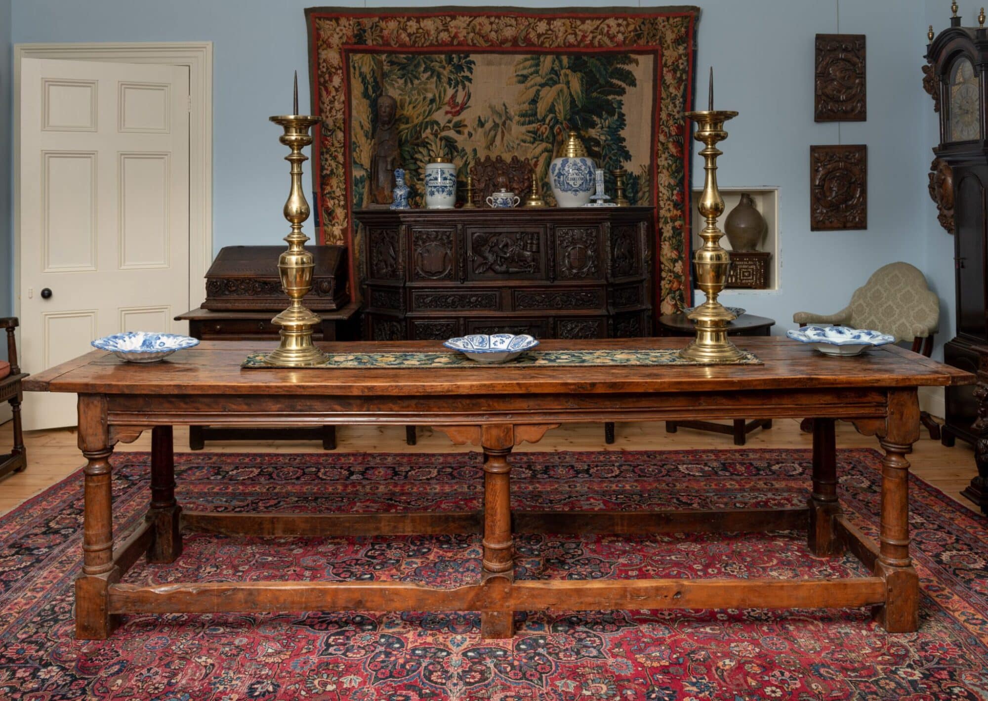 Charles I Yew wood long table