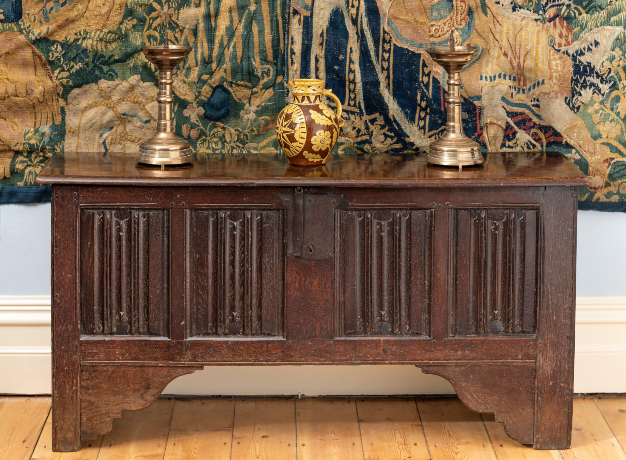 Henry VIII linenfold chest