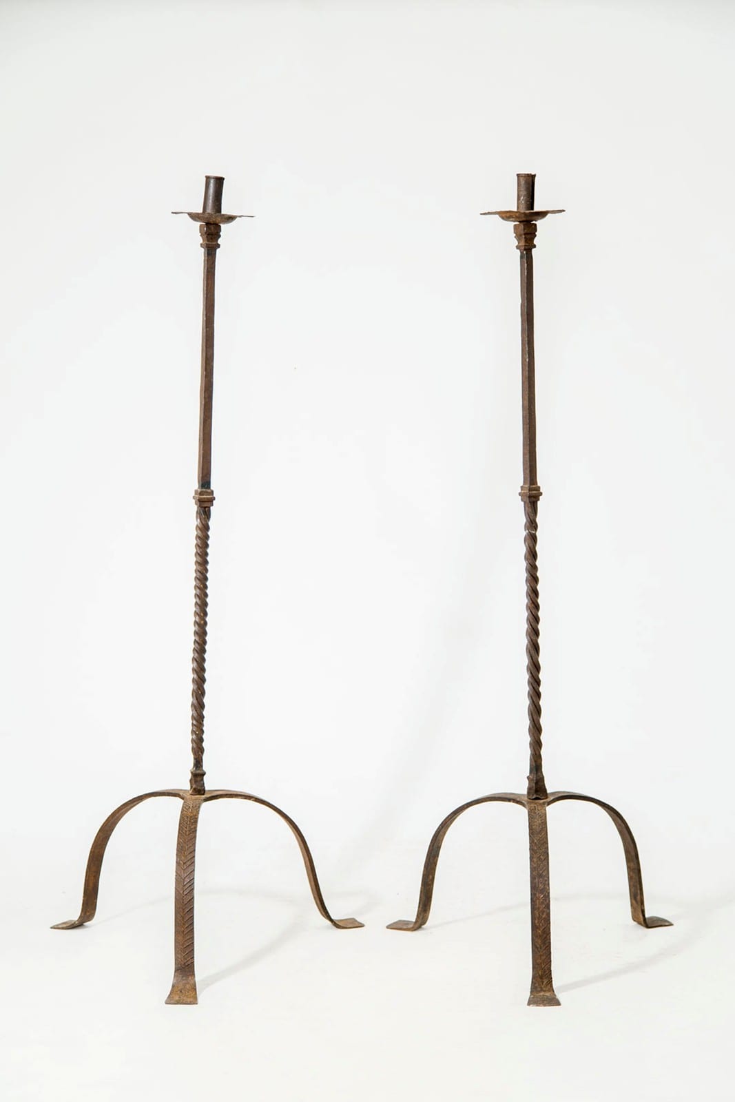 16th century pair of candlestick