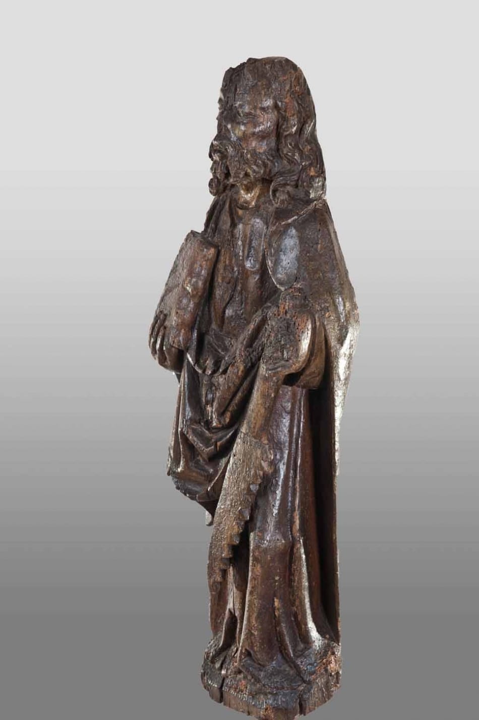 English oak sculpture of St Simon