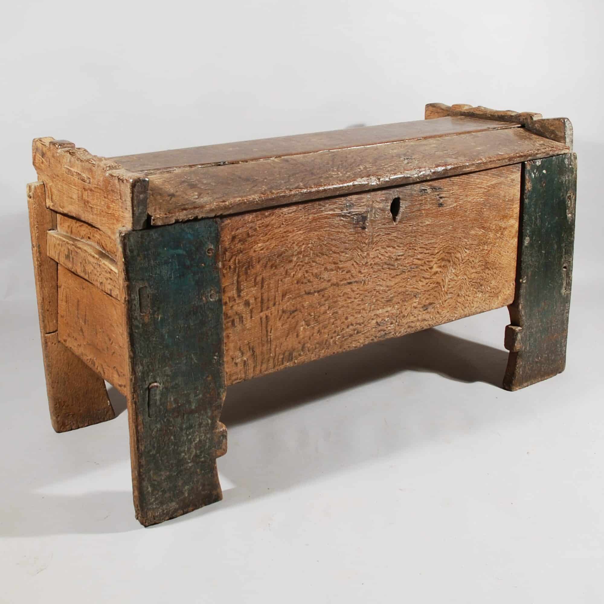 15th century English oak ark