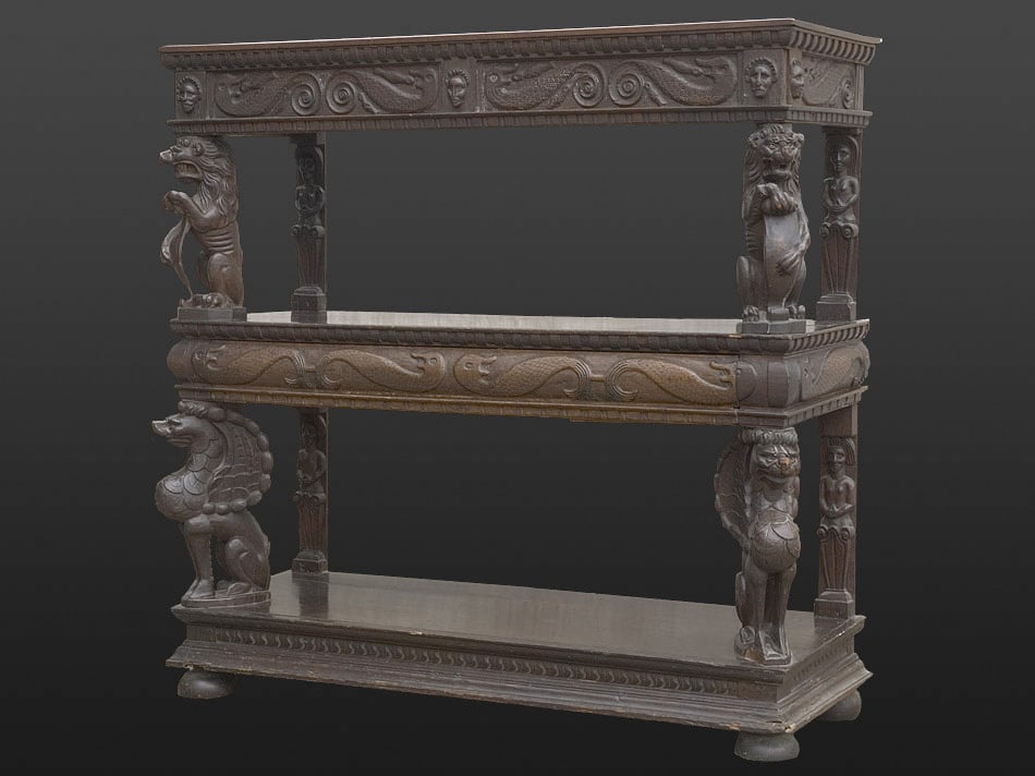 Elizabeth I oak cup-board