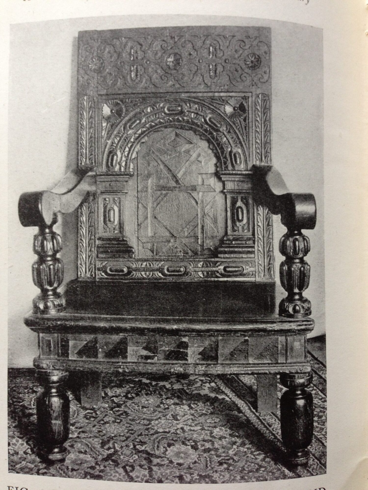 Elizabeth I Exeter armchair