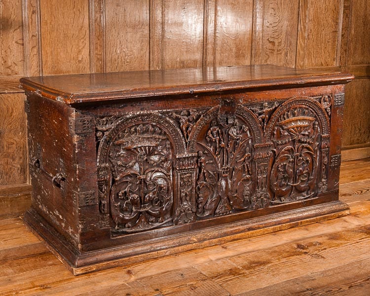 Renaissance carved chest