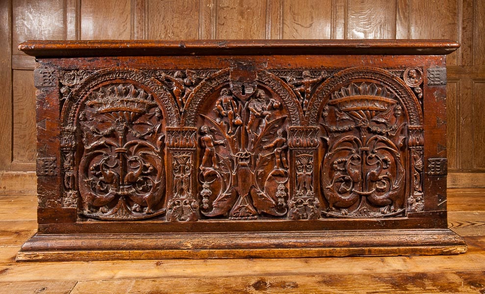 Renaissance carved chest