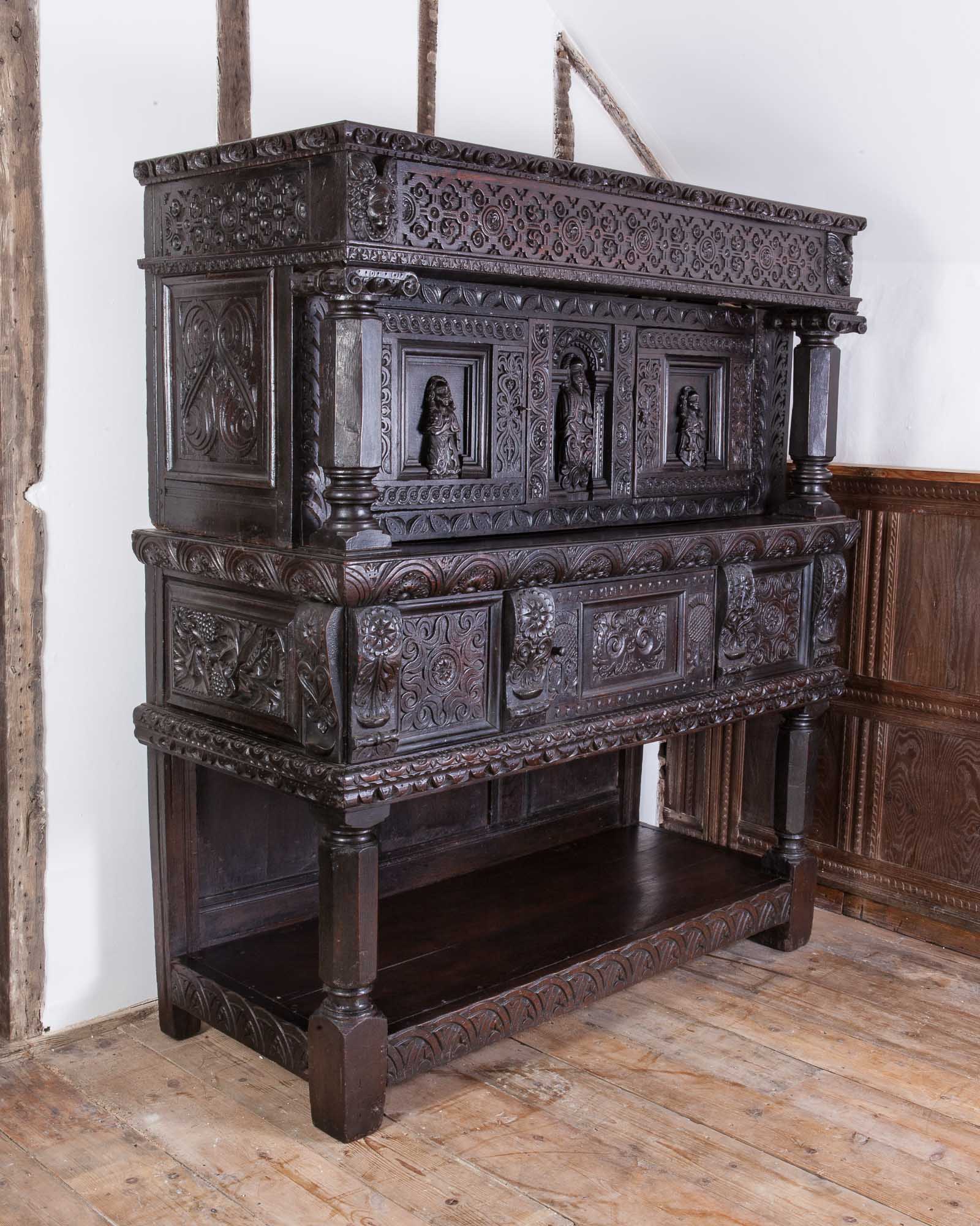Elizabeth I Exeter joined oak buffet