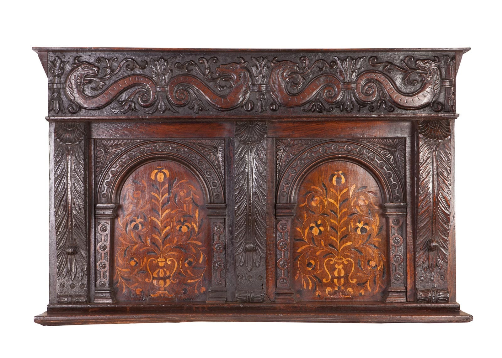 Elizabeth I inlaid overmantel