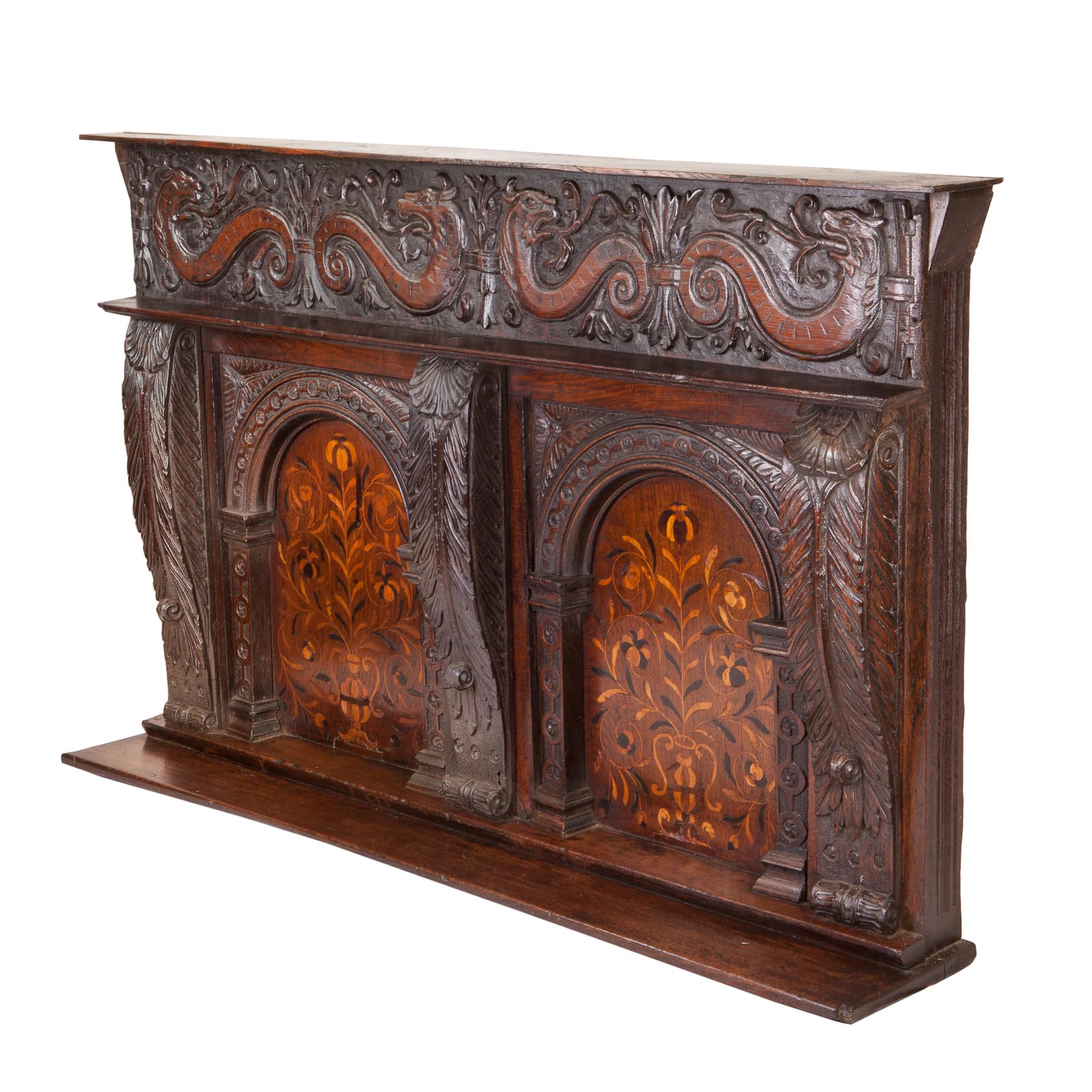 Elizabeth I inlaid overmantel