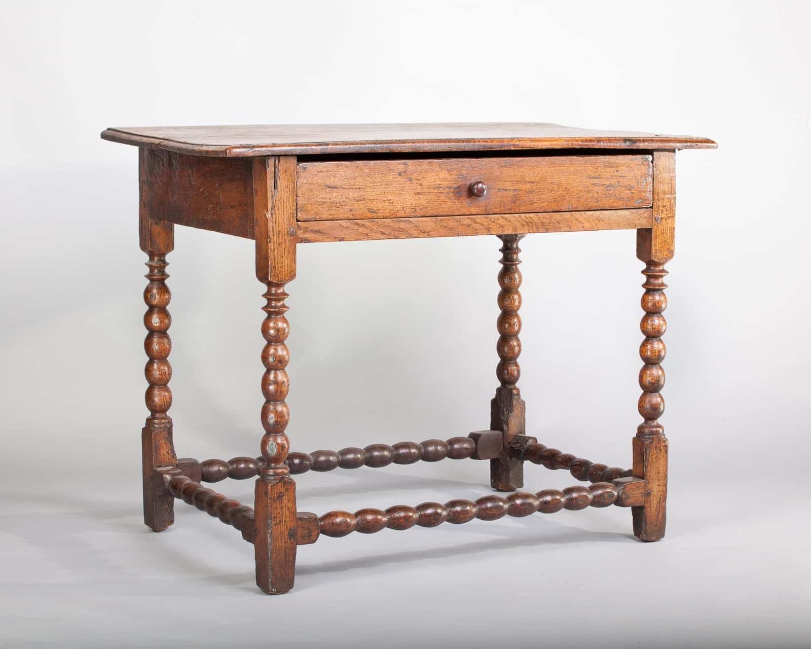 Charles II oak table