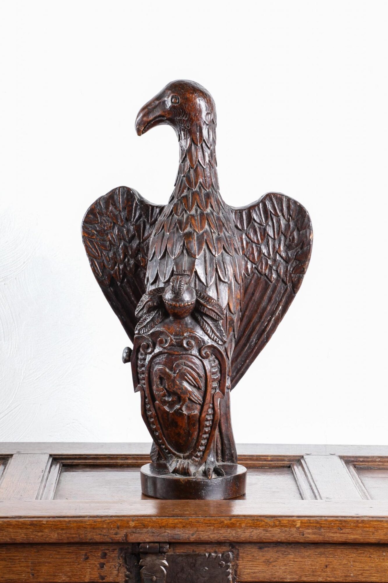 16th century pair of walnut Pelicans