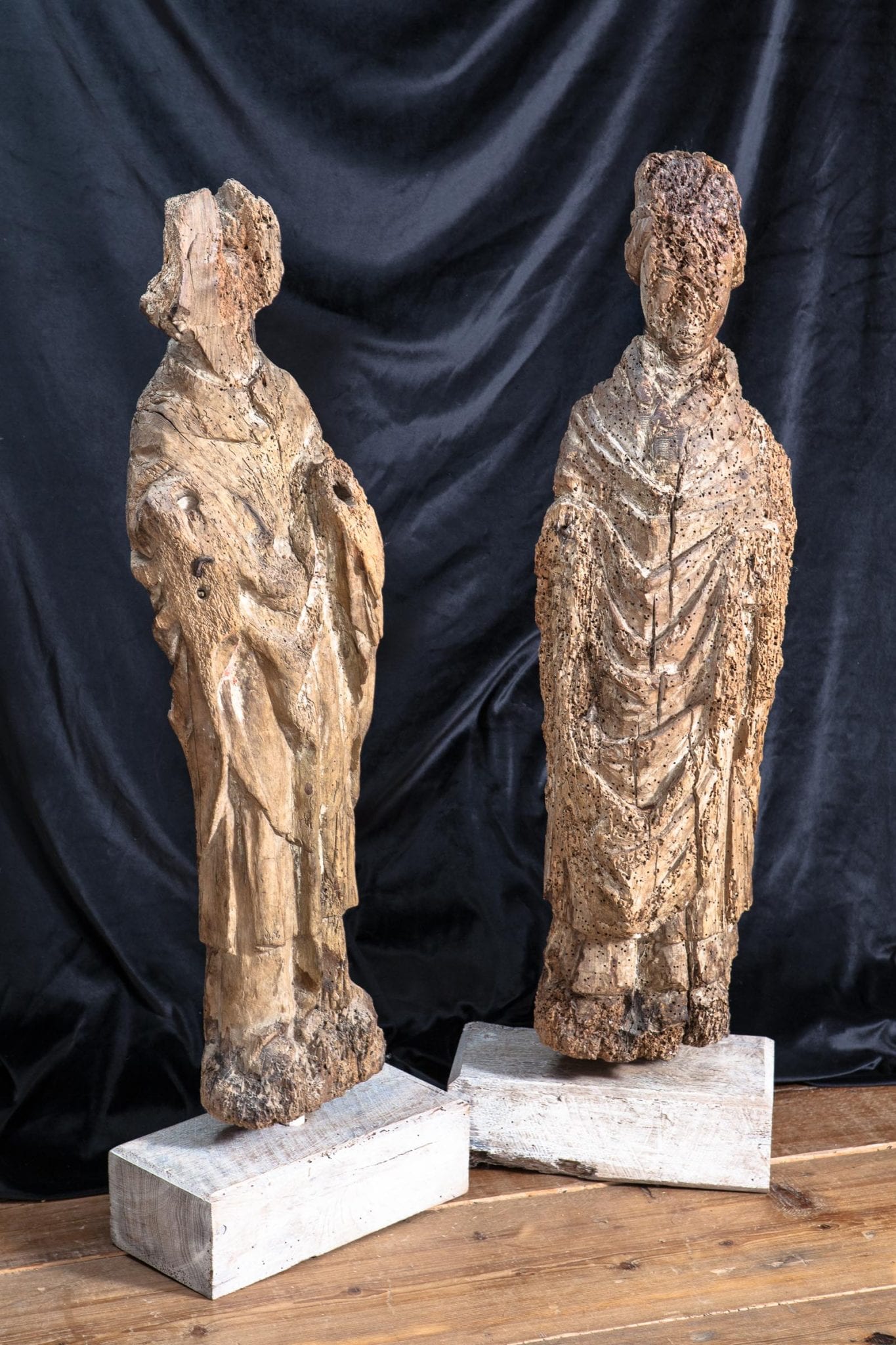 Pair of Gothic sculptures