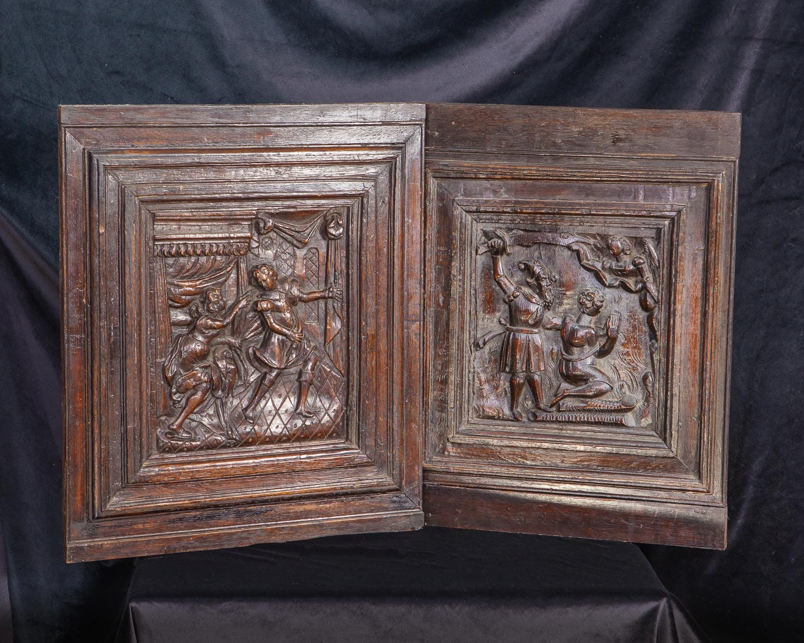 16th century carved panels