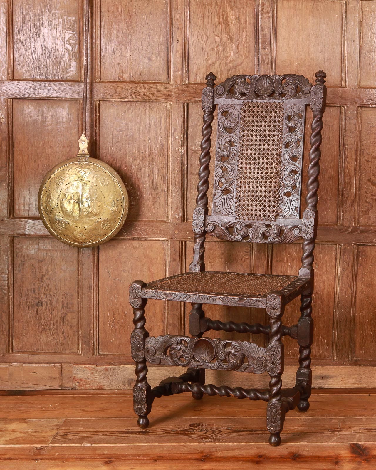 Charles II walnut chair