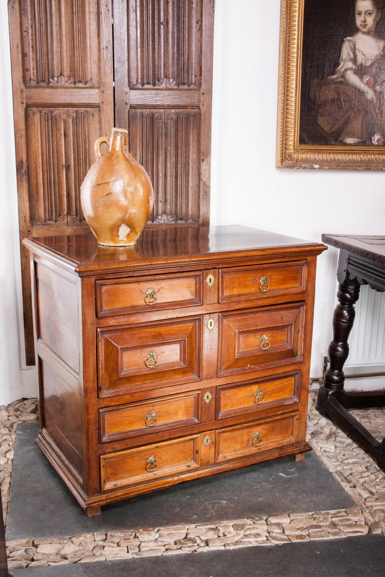 Charles II Lacewood chest of drawers