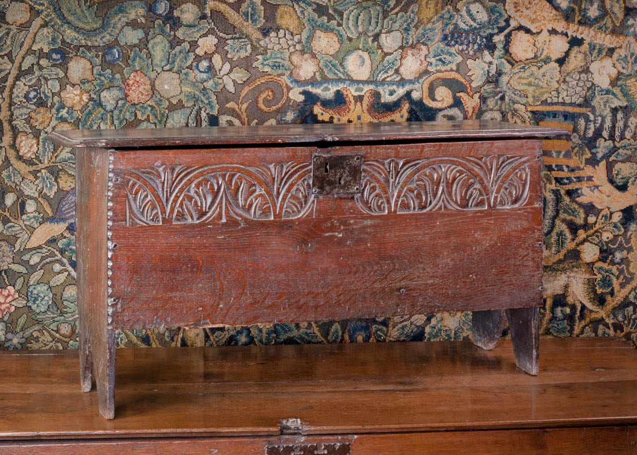 Charles II boarded chest