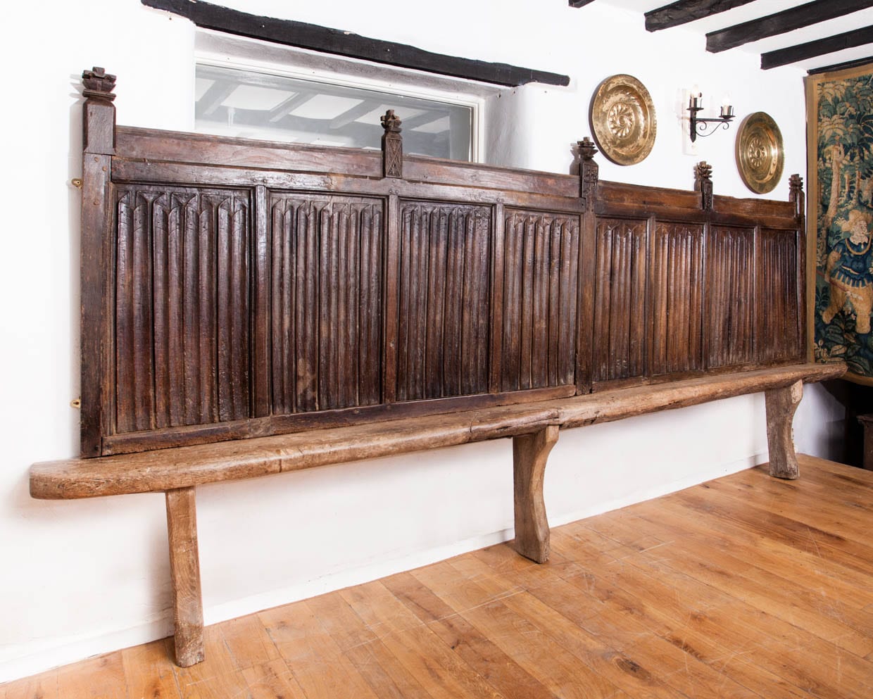 Henry VIII North Devon wall settle
