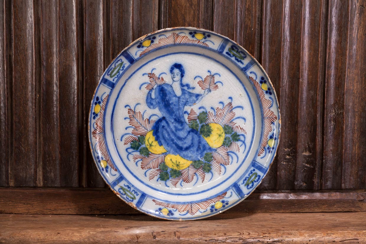 Rare 18th century Bristol plate