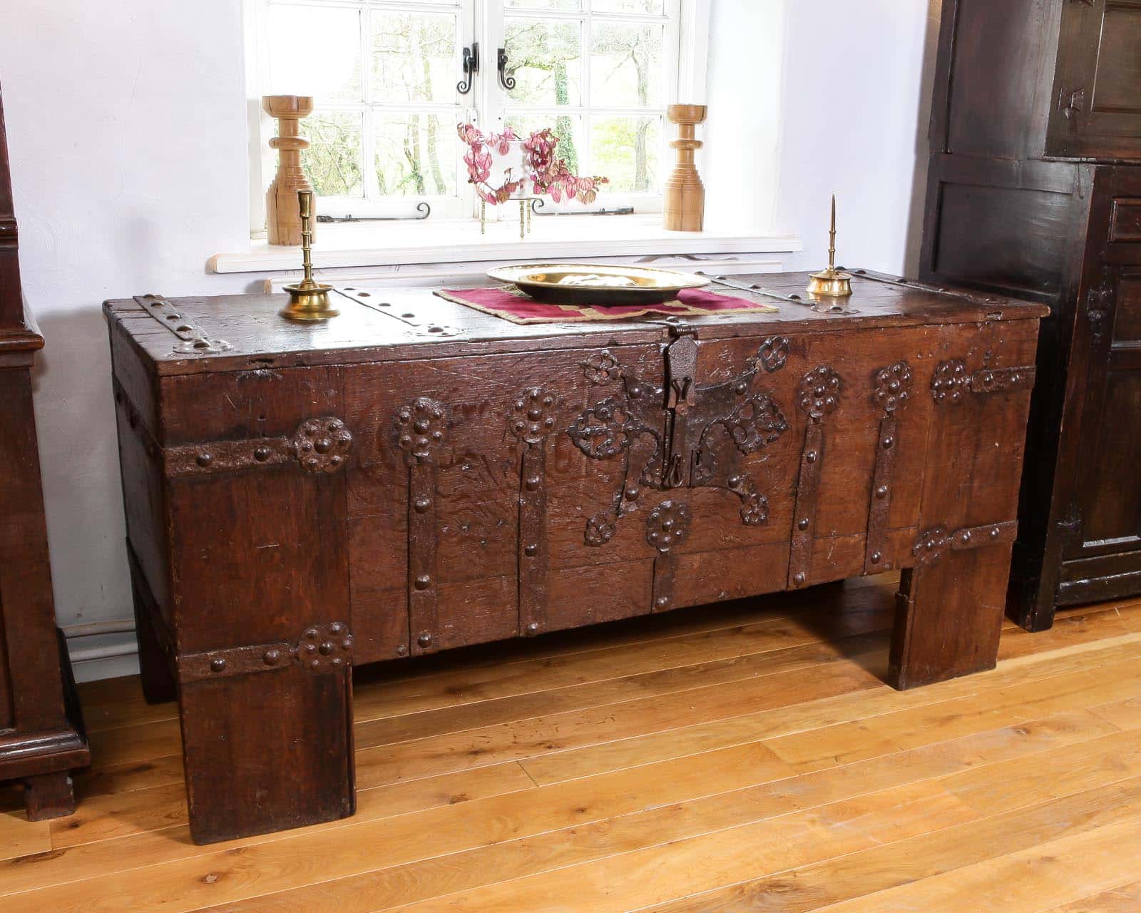 Gothic ironbound chest