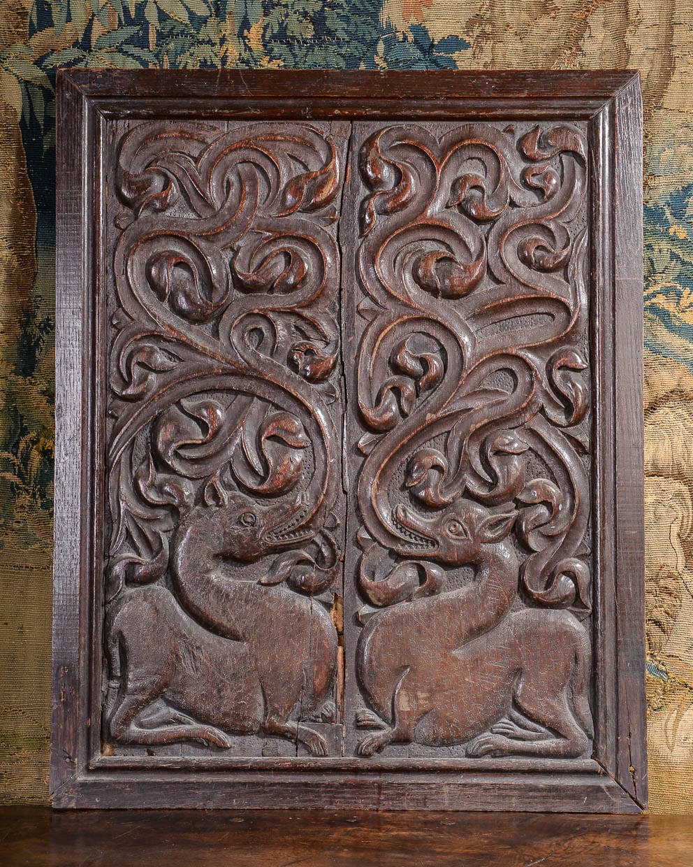16th century carved panel