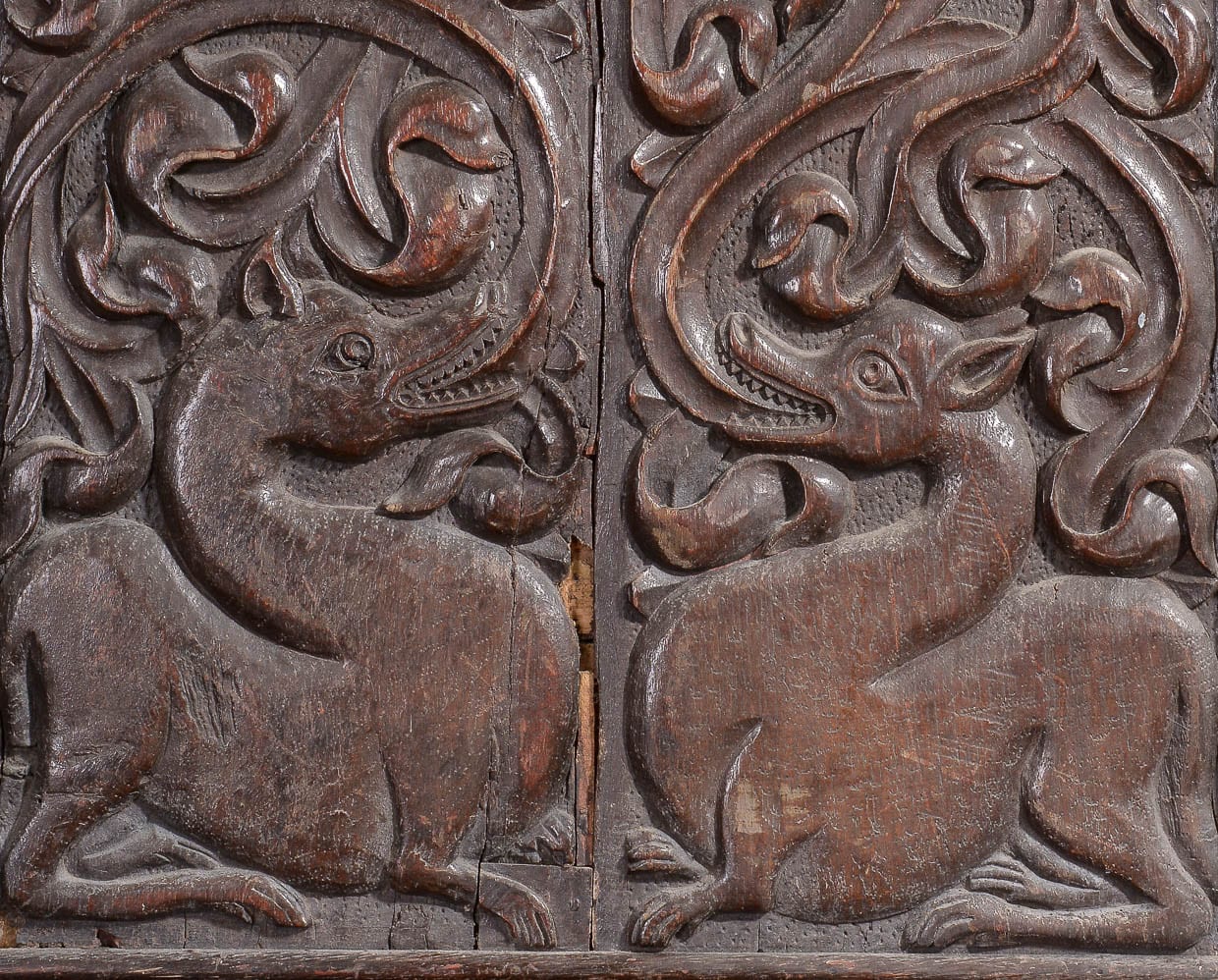16th century carved panel
