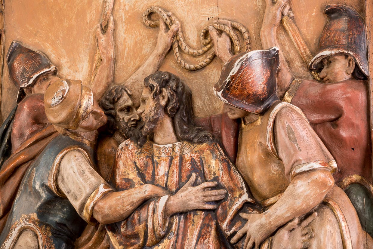Betrayal of Christ panel