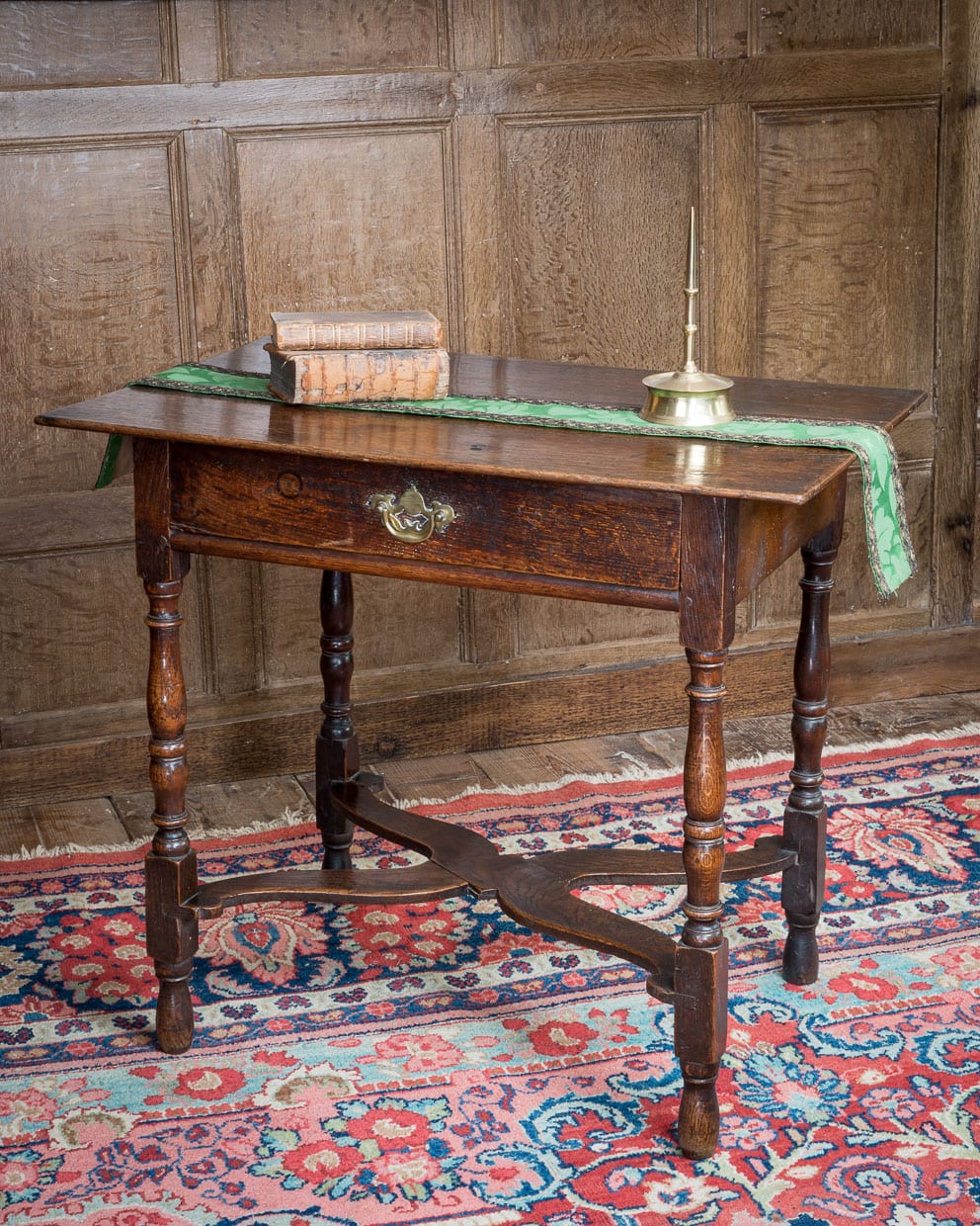 17th century joined oak table