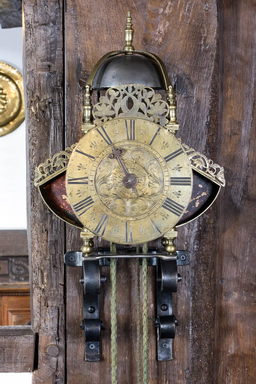 John Crucefix winged lantern clock