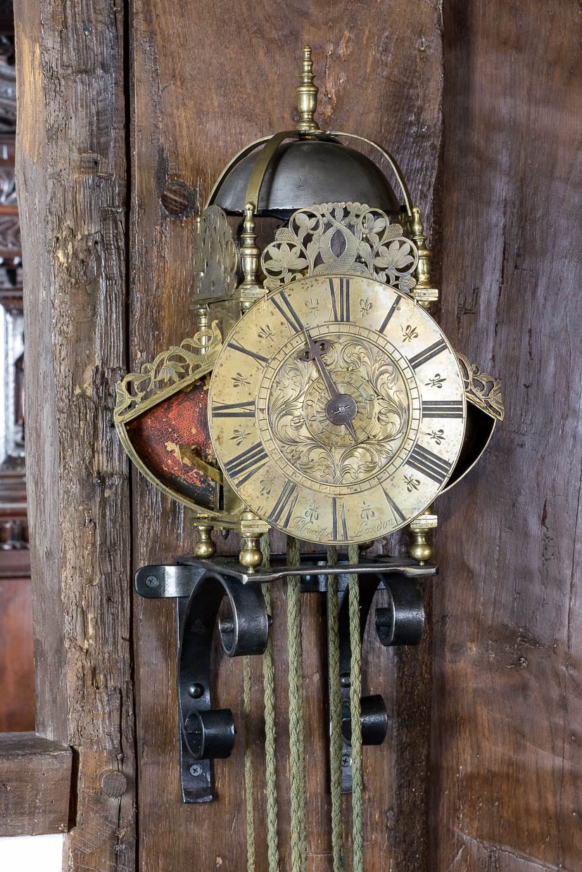 John Crucefix winged lantern clock