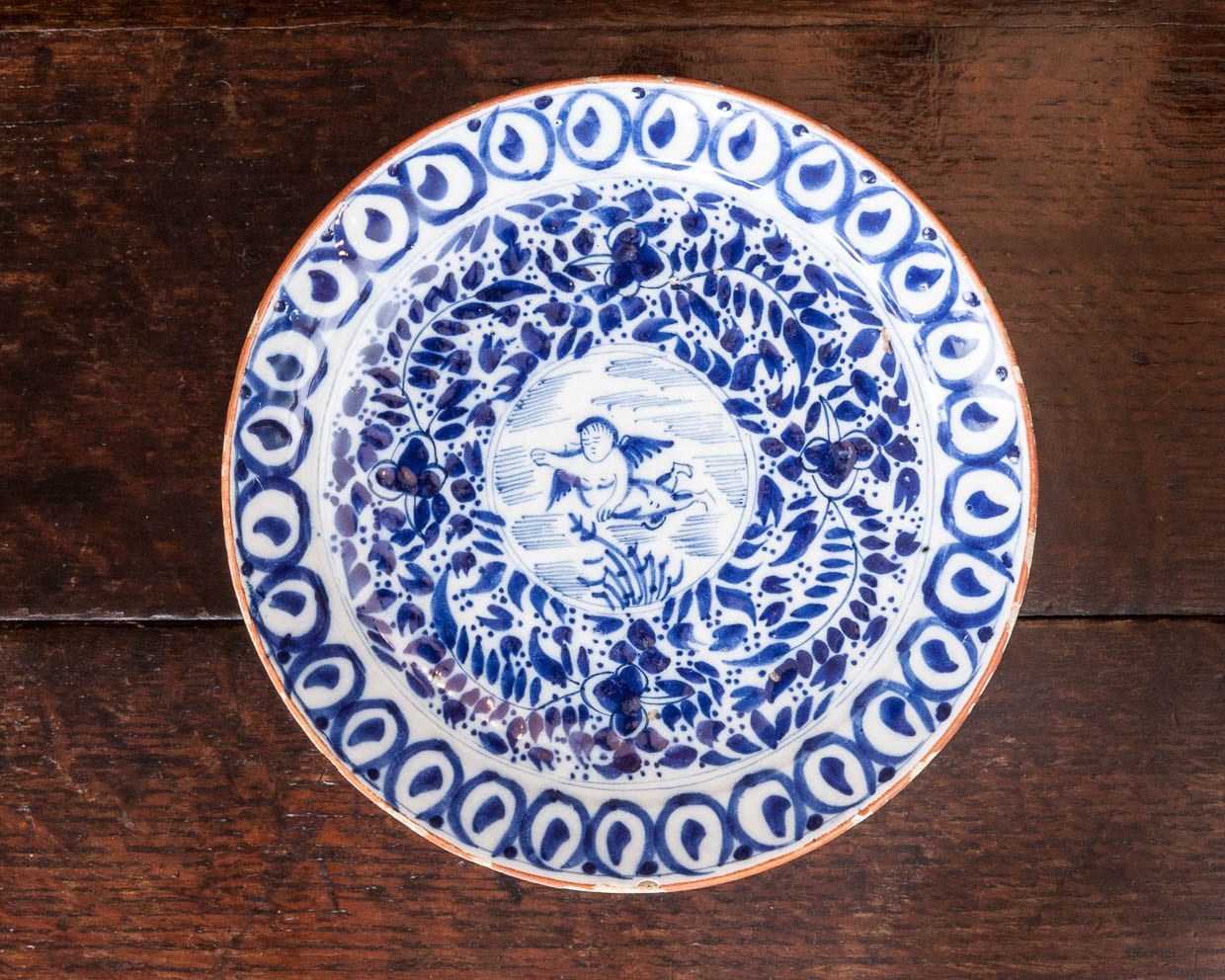 Cherub Delft plate