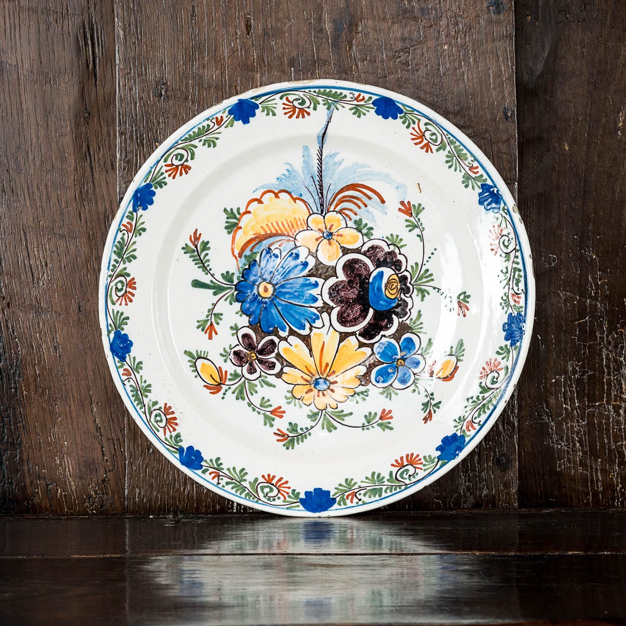 18th century Delft charger
