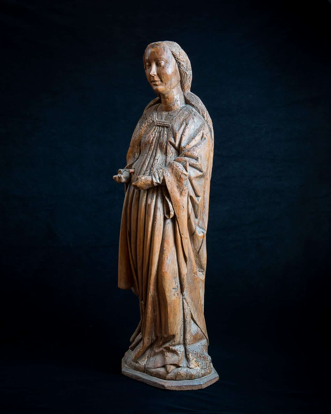 Gothic female saint