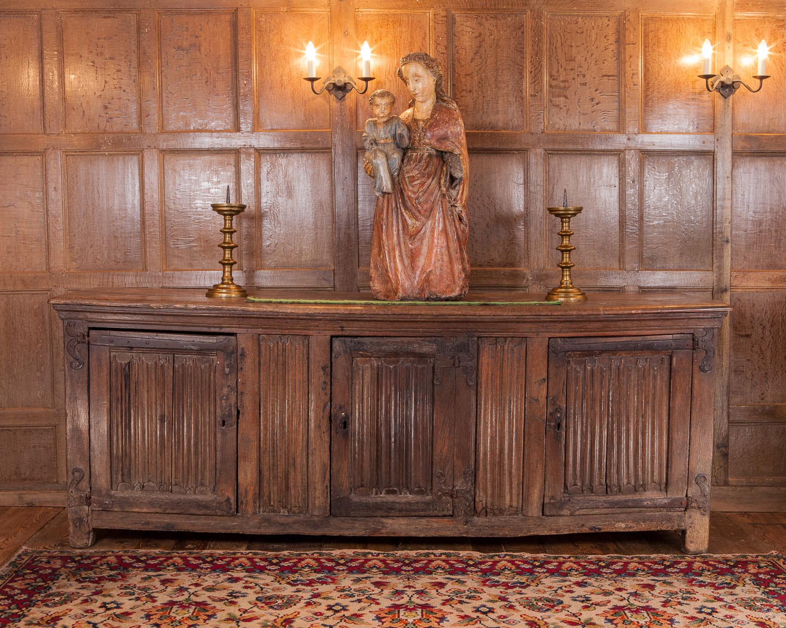 Gothic linenfold buffet