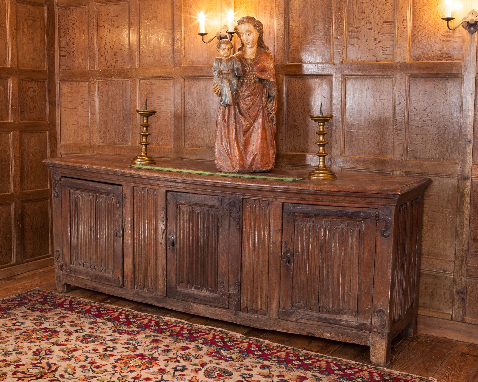 Gothic linenfold buffet