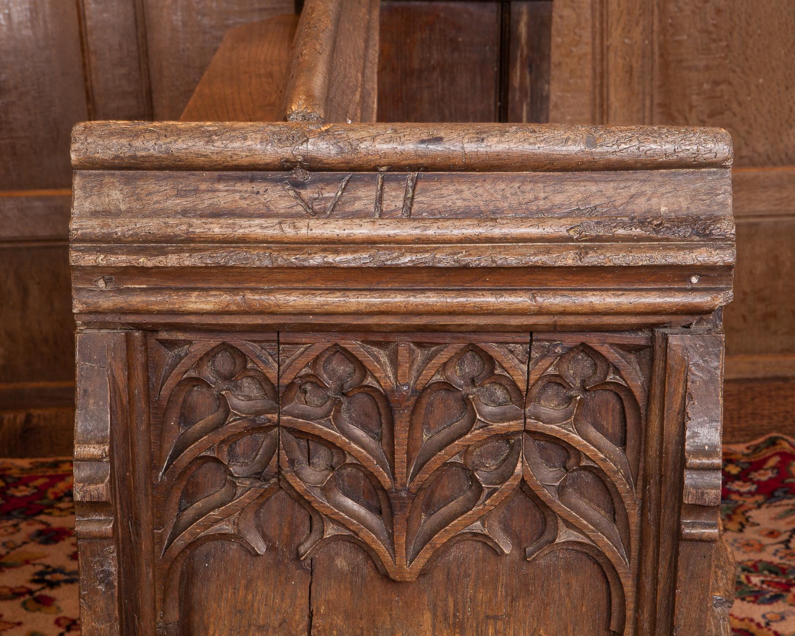 English medieval pew