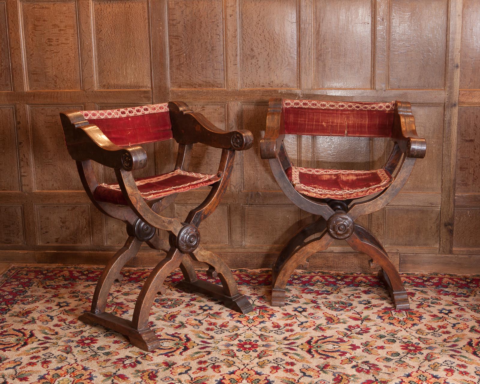 Renaissance X-frame folding chairs