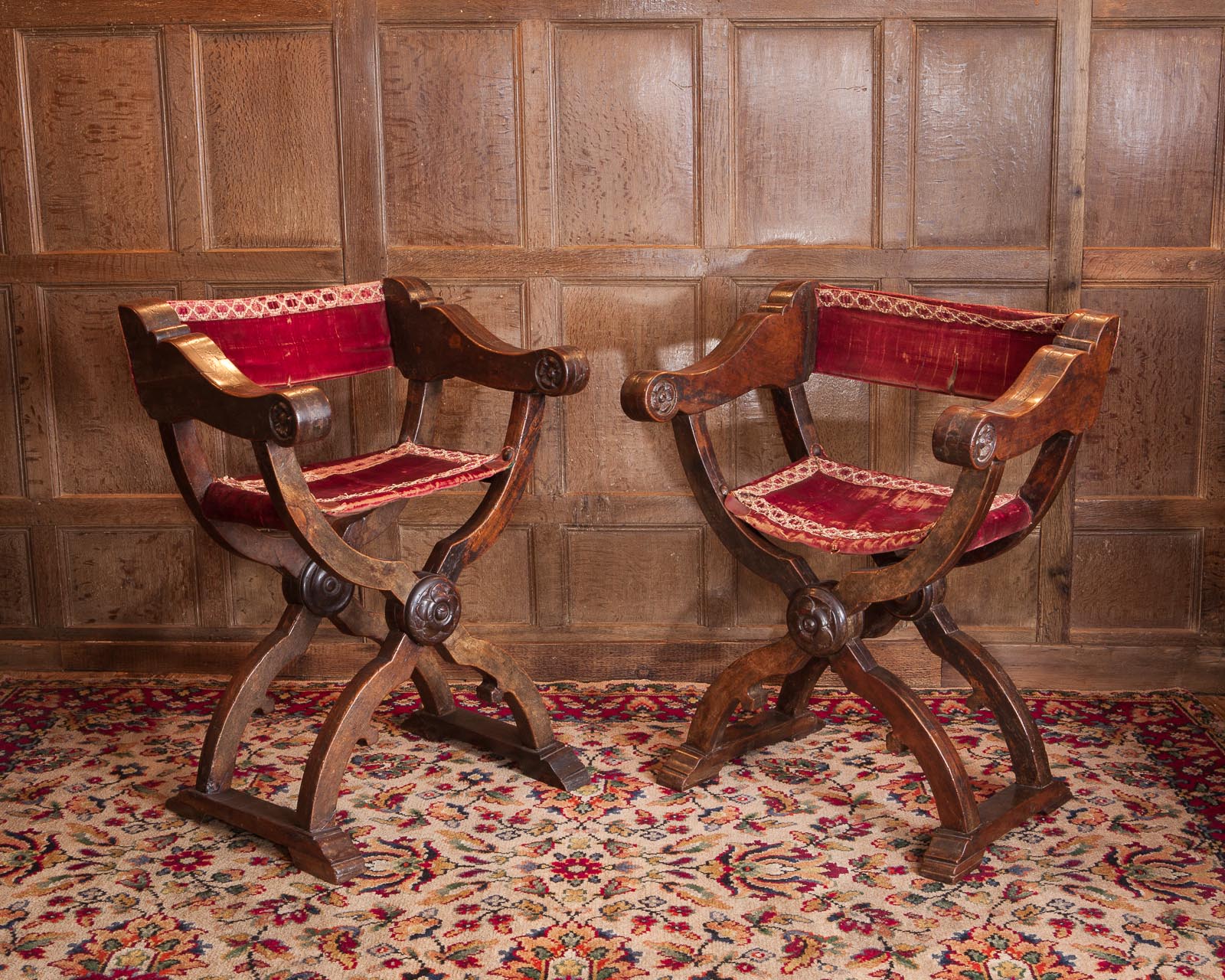 Renaissance X-frame folding chairs
