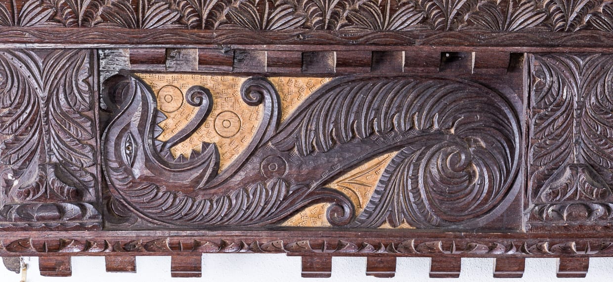 James I oak carved frieze