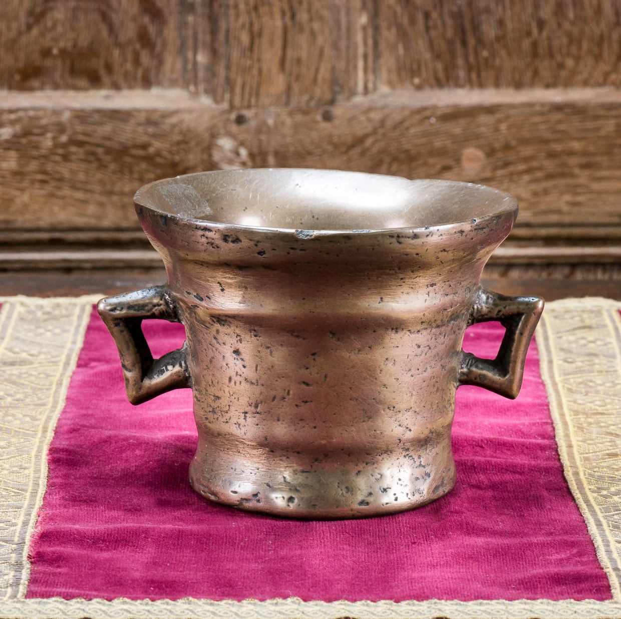 17th century bronze mortar