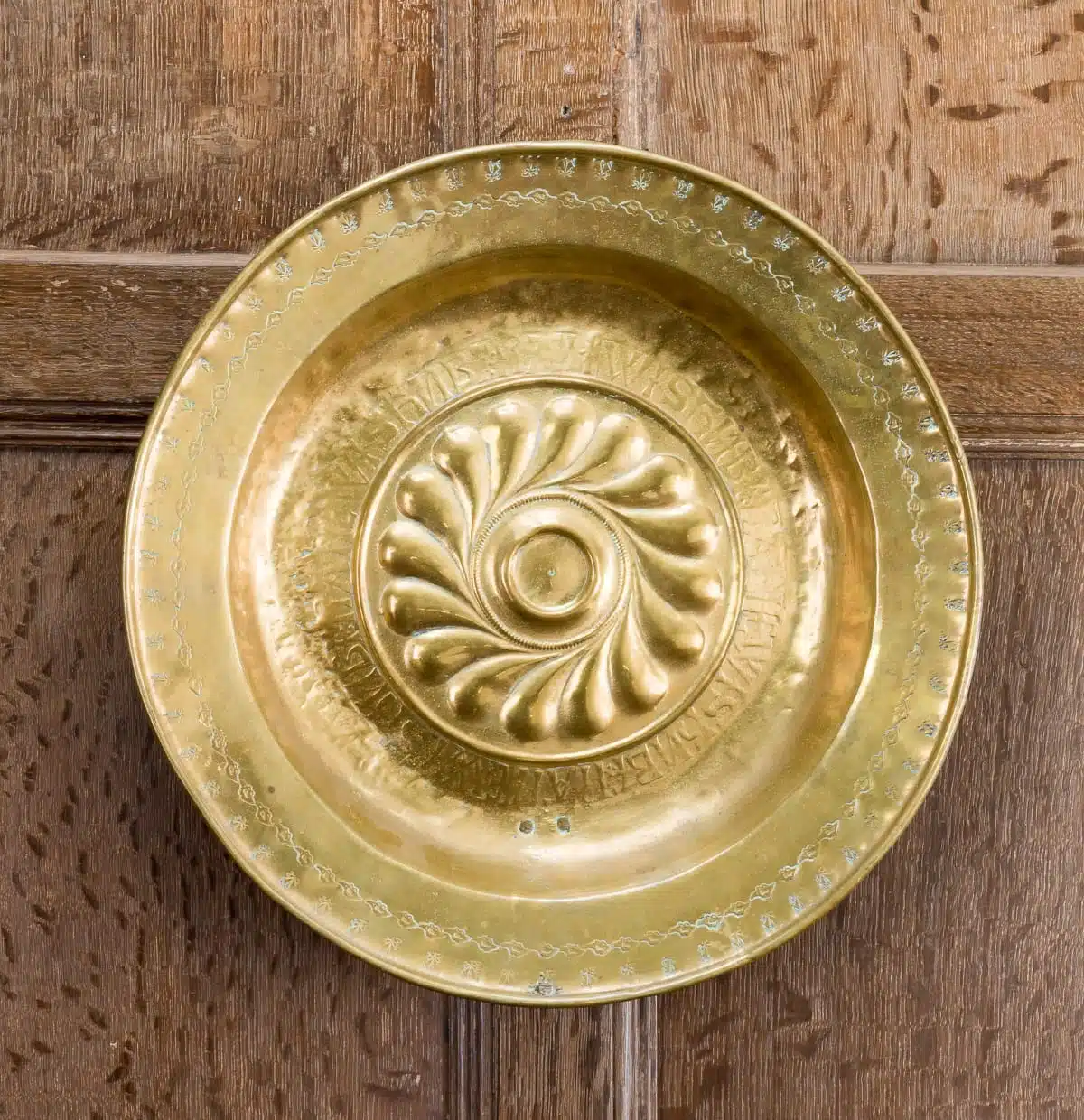 Renaissance Nuremberg Brass Alms Dish