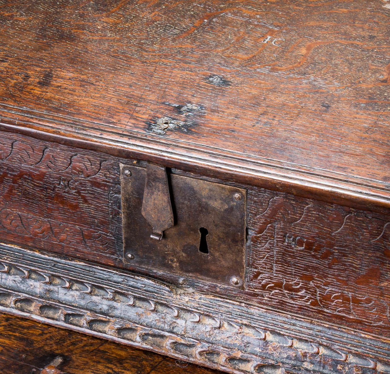 James I oak writing slope