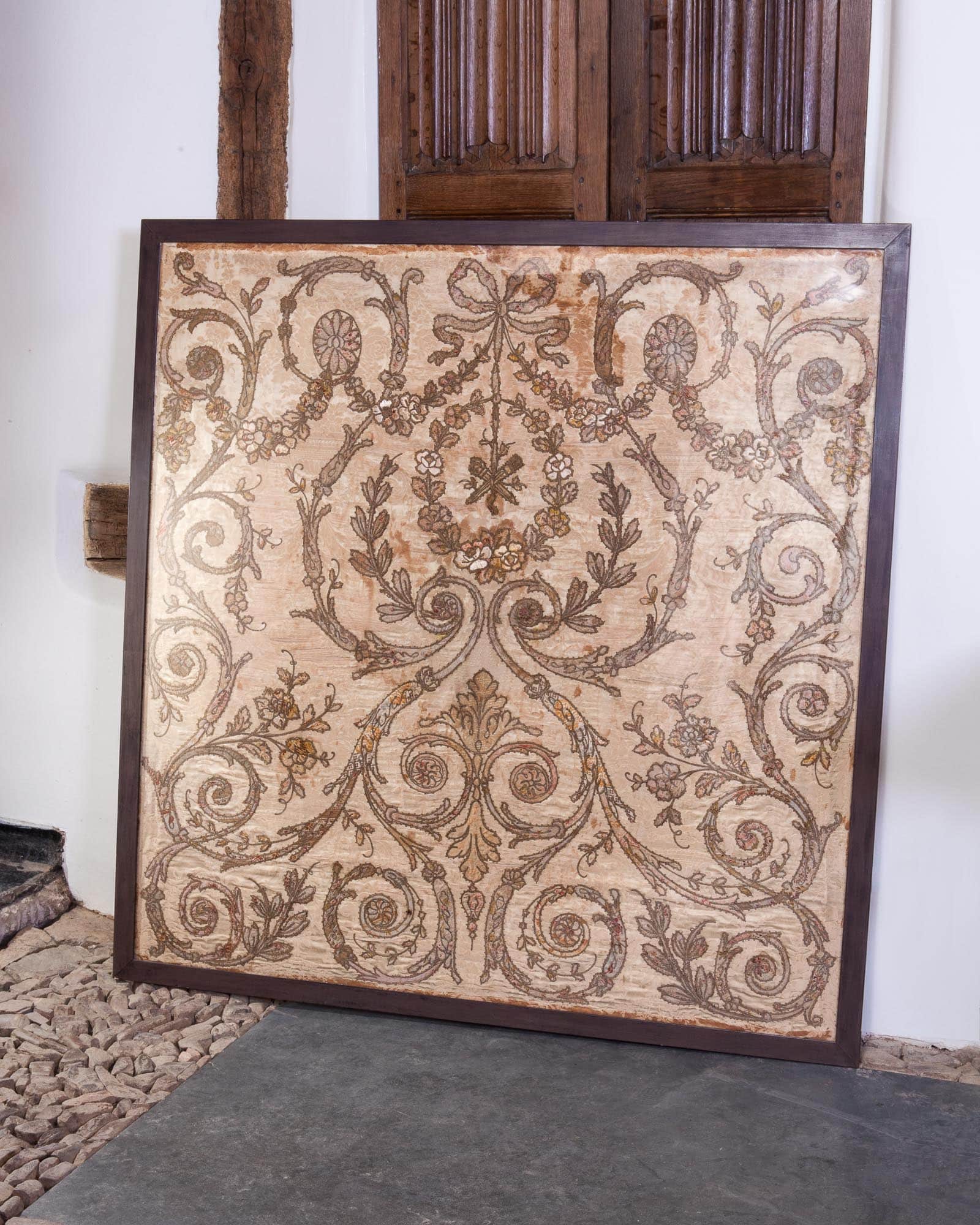 Early 17th century needlework panel